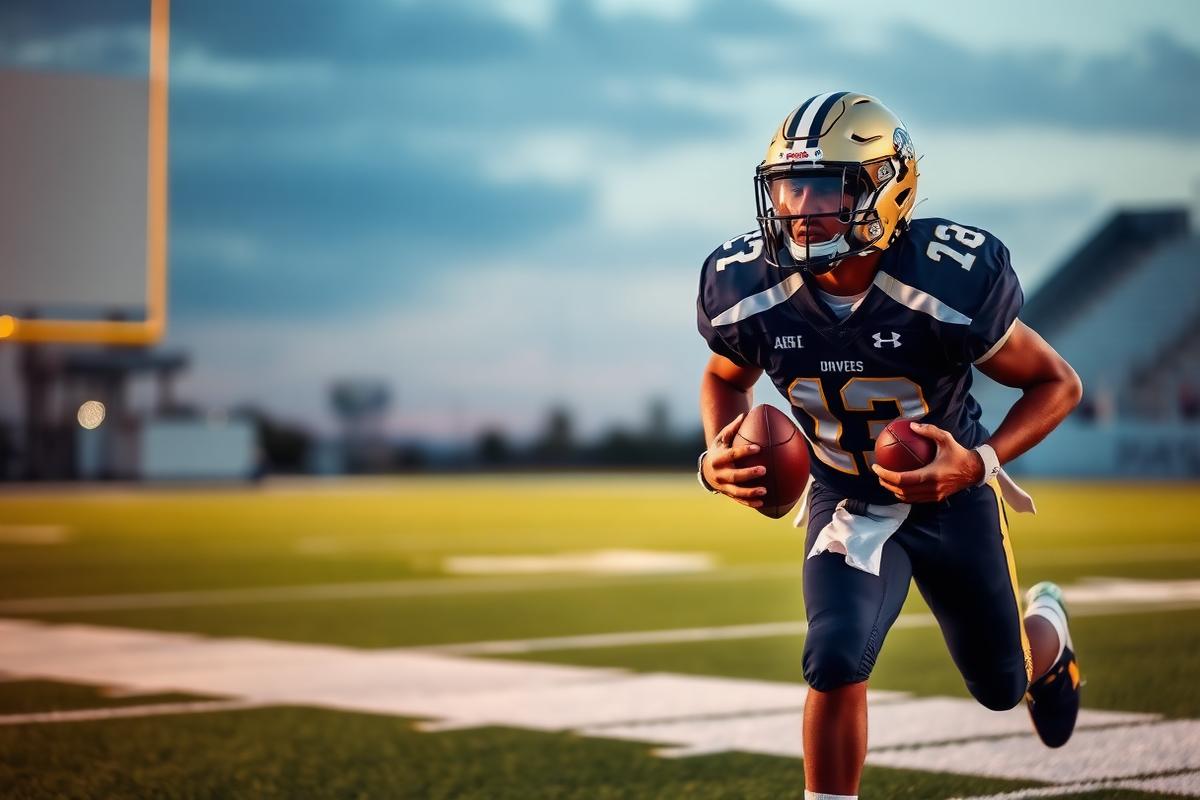 Custom American Football & Flag apparel by StrawHat Apparel